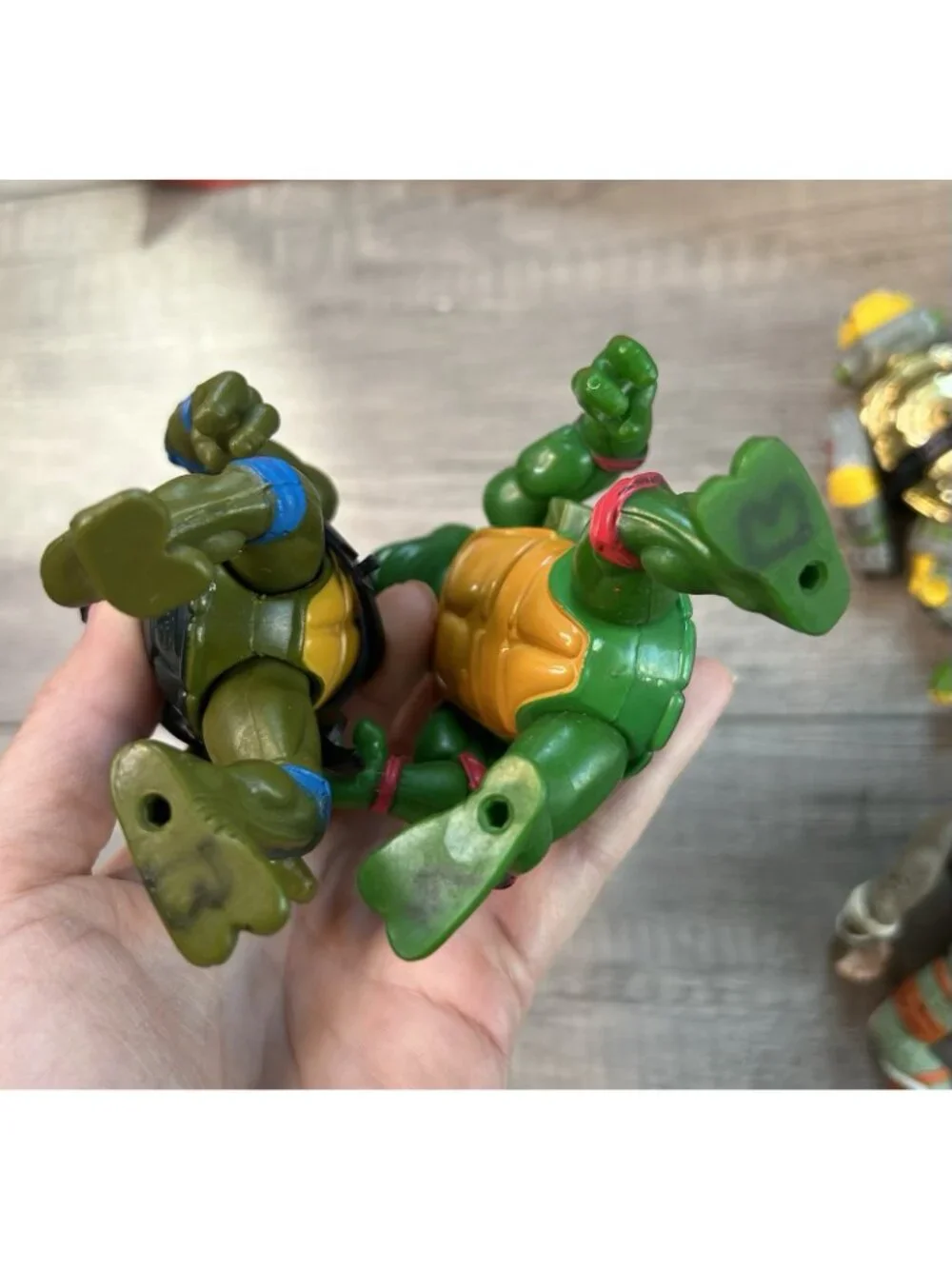 TMNT Teenage Mutant Ninja Turtles Figure Lot w/ Collectors Case Vintage 1988 - Picture 16 of 16